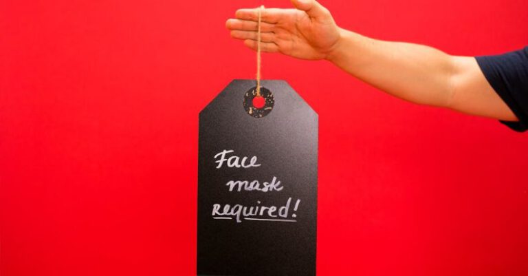 Requirements - A Person Holding a Hanging Signage