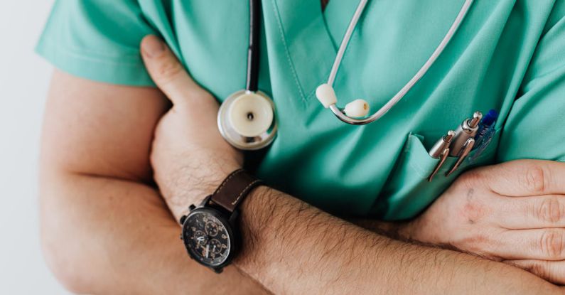 Emerging Careers - Crop doctor with stethoscope in hospital